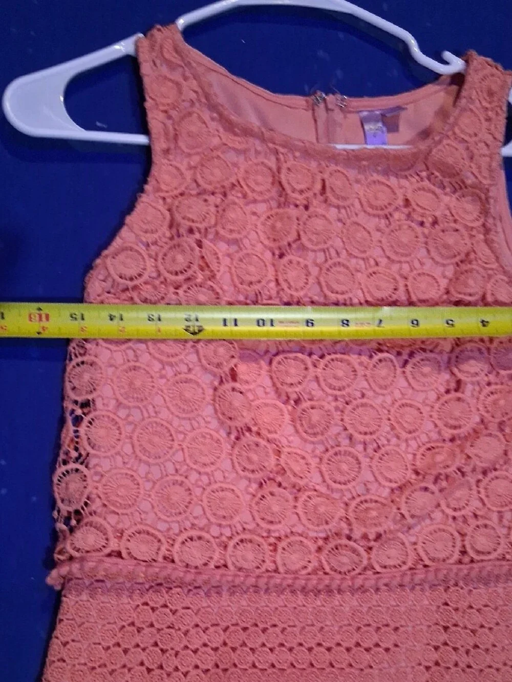 Alyx Coral Crochet Two-Piece Look Dress